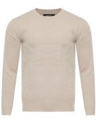 Must Pulover barbati - S8755 - bej - material moale - confortabil