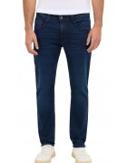 Mustang Blugi Barbati - Oregon Slim K - Slim Fit - Talie Joasa - Fermoar - Lungi - 5 Buzunare - Bumbac - Elastan - W32-L32 US - Albastru
