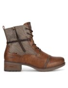 Mustang Botine dama maro - cu toc masiv -