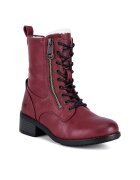 Mustang Ghete dama - 1402-601 - rosu - cu toc
