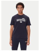 Napapijri Tricou barbati bleumarin - din bumbac