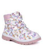 Nelli Blu Ghete copii - CM170106-2 - alb roz floral