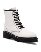 Nelli Blu Ghete fete - sintetic - negru/alb