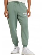 New Balance Pantaloni de trening cu imprimeu logo pe picior - Verde