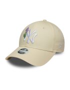 New Era Sapca din bumbac cu detaliu brodat - pentru baseball - Argintiu/Bej deschis