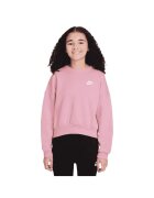 Nike Bluza G NSW CLUB FLC BXY CRW LBR-FZ9244-690