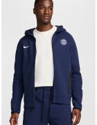 Nike Bluza sport din fleece Paris Saint-Germain Tech - Alb/Bleumarin