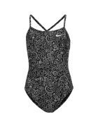 Nike Costum inot piscina femei Charms Multi Print Lace Up Back One Piece - marime - Negru