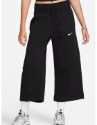 Nike Pantaloni crop de trening cu talie inalta - Negru