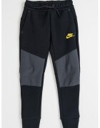 Nike Pantaloni de trening din amestec de bumbac cu buzunar cu fermoar - Negru/Gri inchis