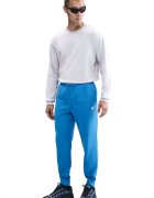Nike Pantaloni de trening din amestec de bumbac cu logo - Albastru royal
