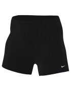 Nike Pantaloni pentru Femei - w nsw nk chll knt rib 3in shrt - FN3674-010 - Negru - Negru