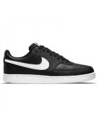 Nike Pantofi sport de piele ecologica Court Vision Low Next Nature - Negru/Alb optic