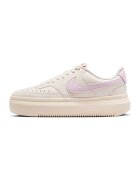 Nike Pantofi sport din piele si piele ecologica cu talpa flatform Court Vision - Lila/Crem