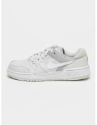 Nike Pantofi sport low-cut din piele si piele ecologica Full Force - Gri deschis/Alb optic