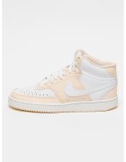 Nike Pantofi sport mid-cut Court Vision - Portocaliu deschis/Alb optic