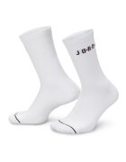 Nike Set de sosete lungi pentru baschet Jordan - 6 perechi - Negru stins/Alb optic