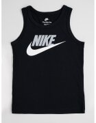Nike Top cu imprimeu logo - Alb/Negru