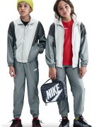 Nike Trening cu fermoar si model colorblock Sportswear - Gri cenusiu