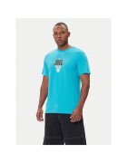 Nike Tricou barbati turcoaz - bumbac