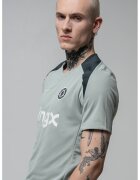 Nike Tricou cu Dri Fit si decolteu la baza gatului pentru fotbal - Alb/Verde pal