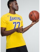 Nike Tricou cu model logo pentru baschet - Galben/Violet