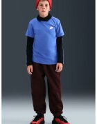 Nike Tricou din bumbac cu decolteu la baza gatului Futura - Albastru deschis