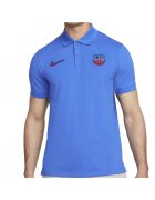 Nike Tricou FC Barcelona 22/23 Polo barbati - Albastru