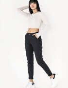 Nina Carter Pantaloni negri Chino B-J250 M10 10636 - Negru