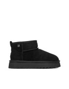 NINE WEST Ghete dama - de iarna - piele naturala - negru