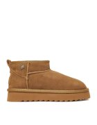 NINE WEST Ghete de zapada - piele naturala - maro