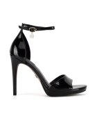 NINE WEST Sandale cu toc dama - Negru