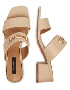 NINE WEST Slapi cu toc dama - culoare bej