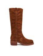 Nokwol Cizme dama piele naturala - maro - Chestnut Fear