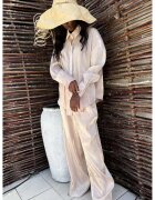 Nympha Clothing Compleu Elegant din Organza - Sampanie/Bej - Vanilla Mimosa