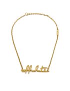 OFF-WHITE Colier dama auriu