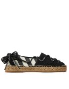 OFF-WHITE Espadrile dama - Bej/ negru - tesatura 35 -