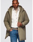 OMBRE Geaca parka lunga clasica OM-JAPJ-0313