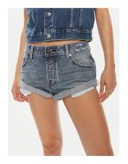 One Teaspoon Pantaloni dama - 7194 - Bumbac - Albastru