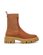 Only Botine dama - 84377 - Piele naturala - Maro