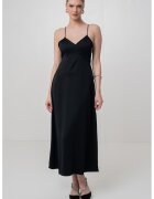 Only Rochie midi cu bretele inguste - Negru