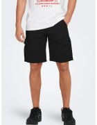 Only & Sons Pantaloni scurti din bumbac cu buzunare - Negru