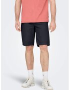 Only & Sons Pantaloni scurti din bumbac cu snur - Albastru ultramarin
