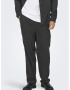 Only & Sons Pantaloni uni de trening relaxed fit - Gri inchis melange
