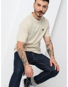Only & Sons Tricou de bumbac organic cu imprimeu grafic Hoya - Bej