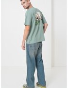 Only & Sons Tricou lejer din bumbac organic cu imprimeu grafic - Verde pal