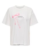 Only Tricou dama - Alb - Bumbac organic