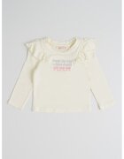 Original Marines Bluza cu detalii cu volane - Roz deschis/Galben pal