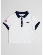 Original Marines Tricou polo cu logo brodat - Alb/Albastru ultramarin