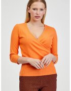 orsay Bluza cu maneci 3/4 - Portocaliu mandarina